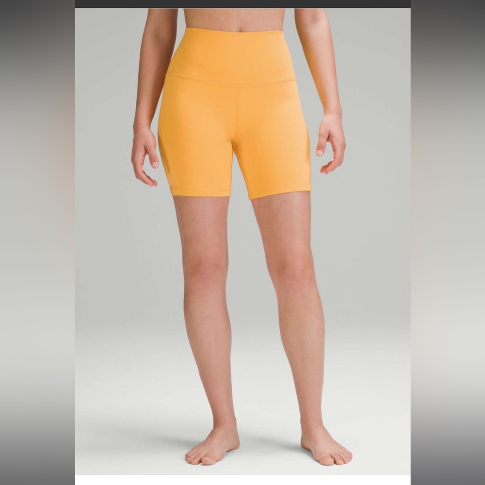 Lululemon Align HR short 6” size 8 Mango Dream